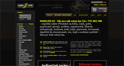 Desktop Screenshot of highlife.cz