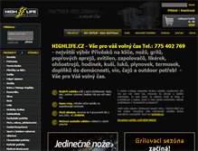 Tablet Screenshot of highlife.cz