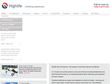 Tablet Screenshot of highlife.ie